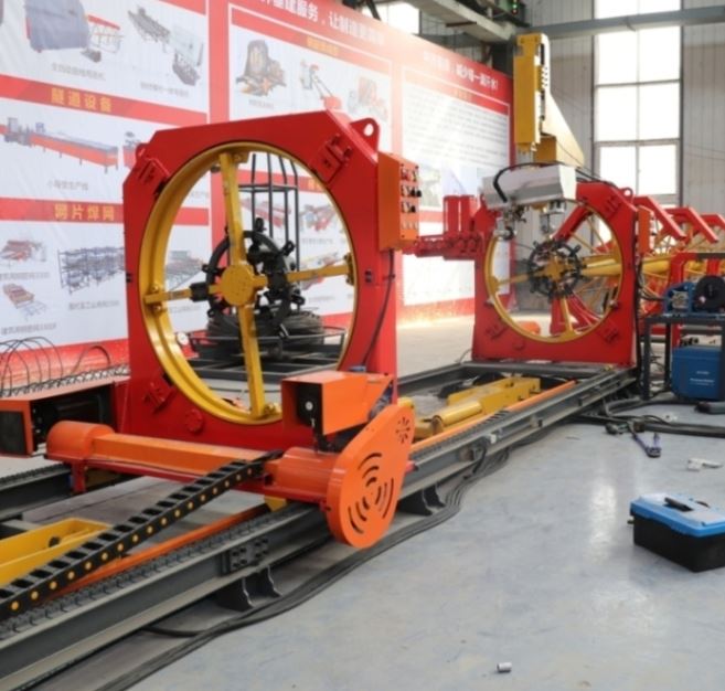 CNC Steel Bar Cage Welding Machine LYGH-1250D Steel Cage Pile Diameter 350~1250 mm suppliers